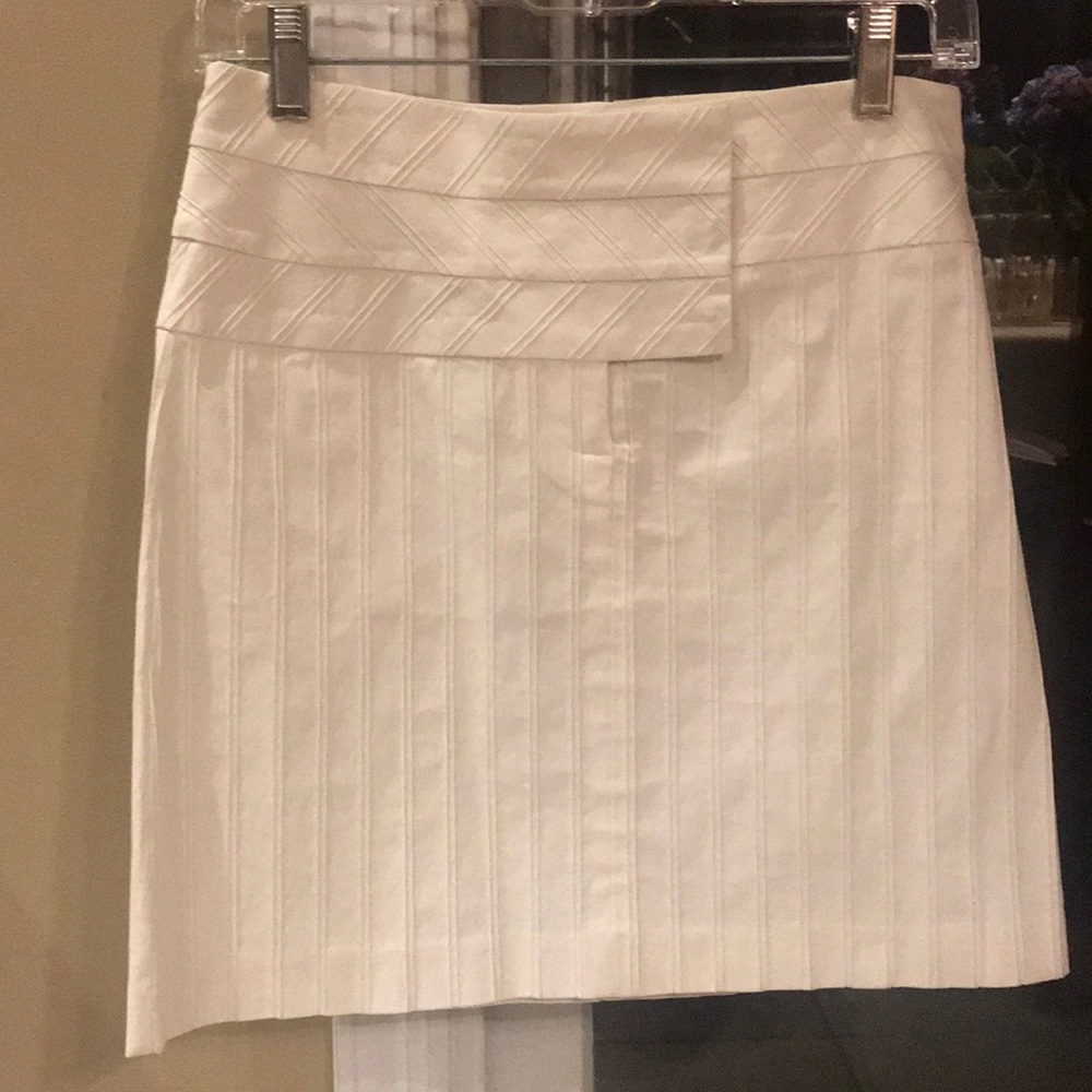 White Cache Mini Skirt